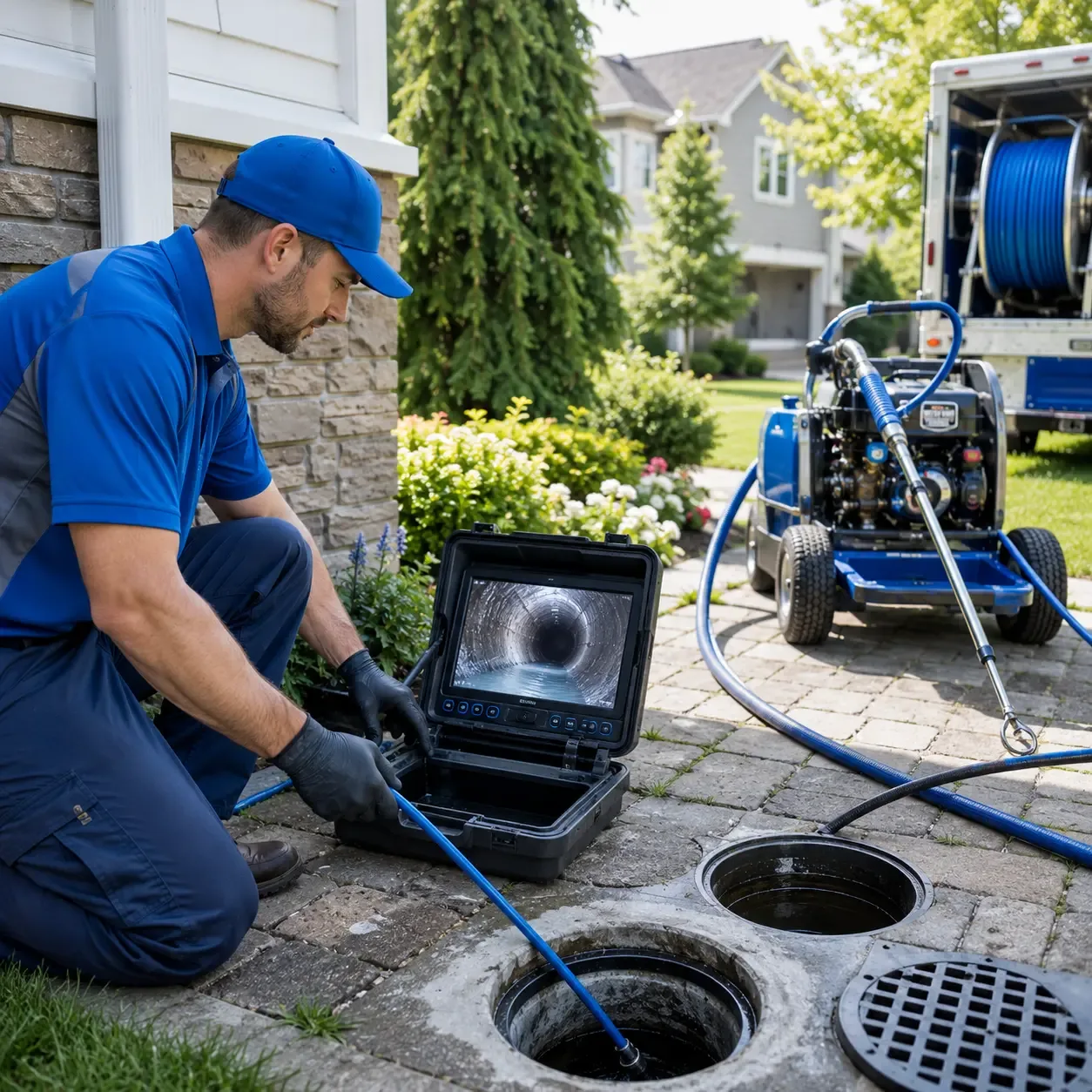 Outdoor drain cleaning professionals serving Iola, KS
